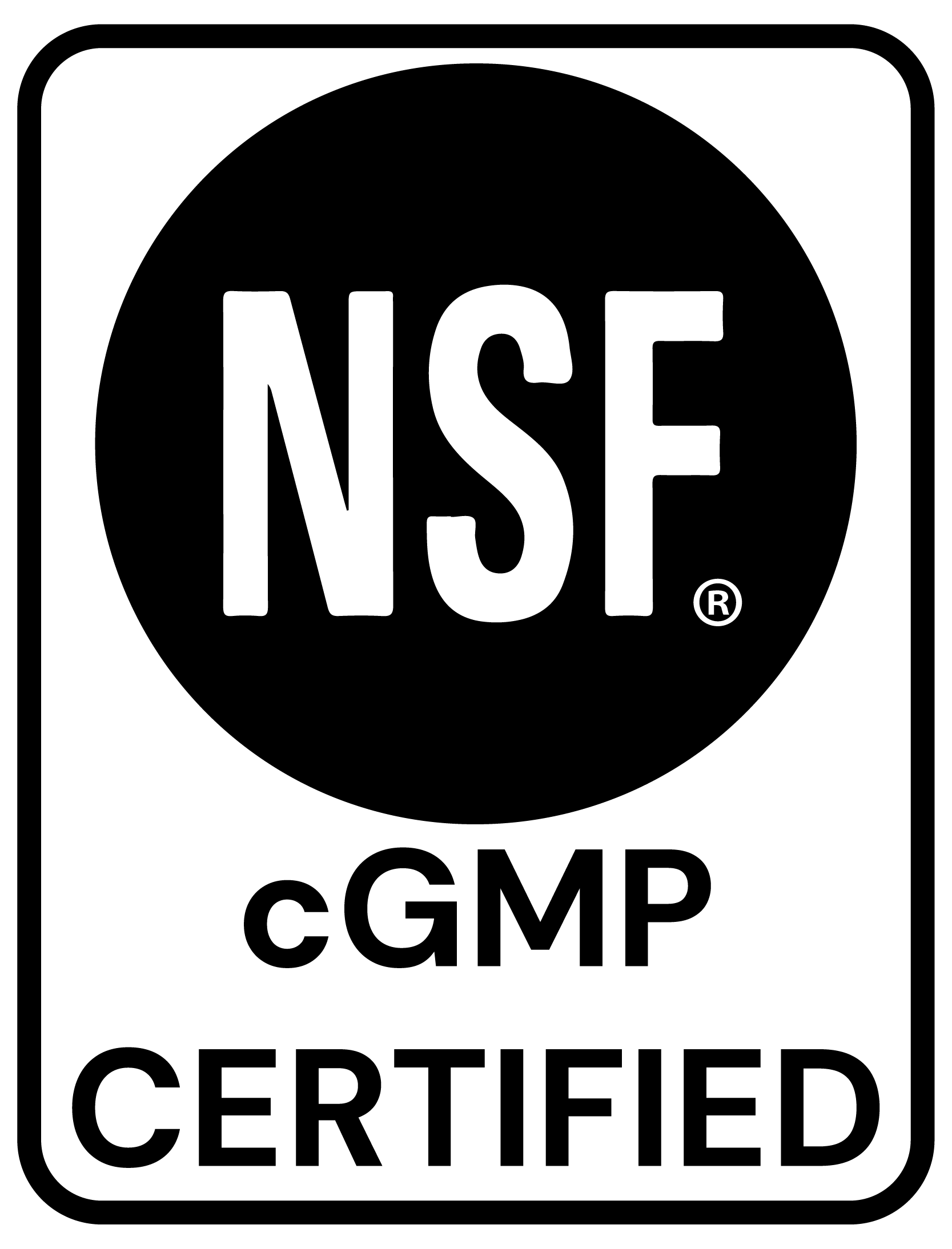 Cert - NSF cGMP